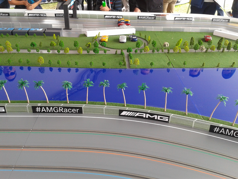 AMG slot car set-up for little kids and big kids
